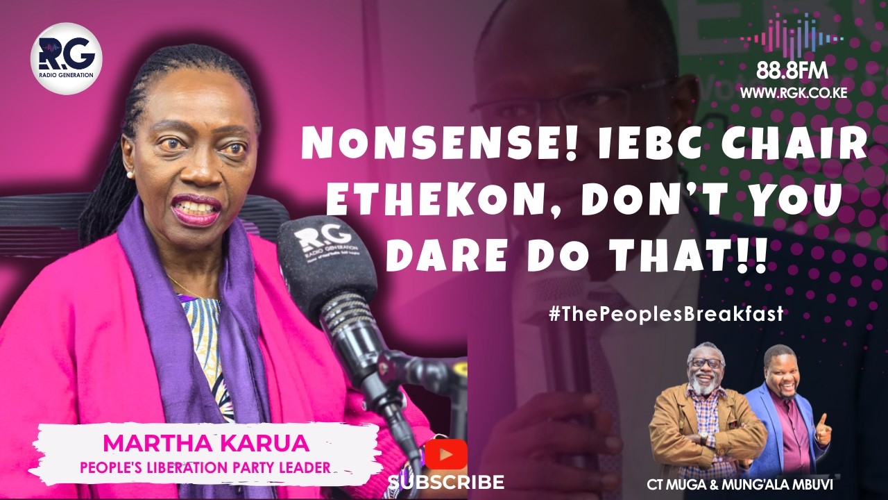Martha Karua: Nonsense! Why Does IEBC Chair Ethekon Want To Ban Phones at The Polling Stations?!