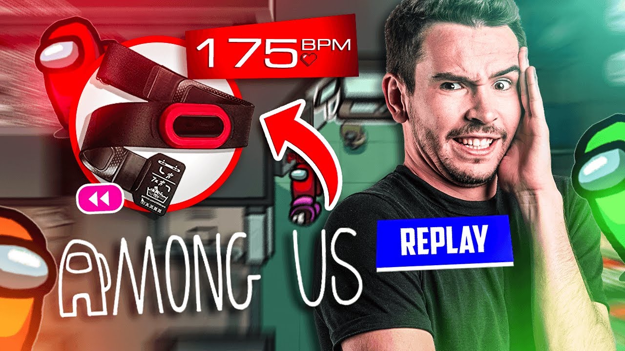 Je joue avec UN CAPTEUR CARDIAQUE ! ► Among Us en bande organisée #21