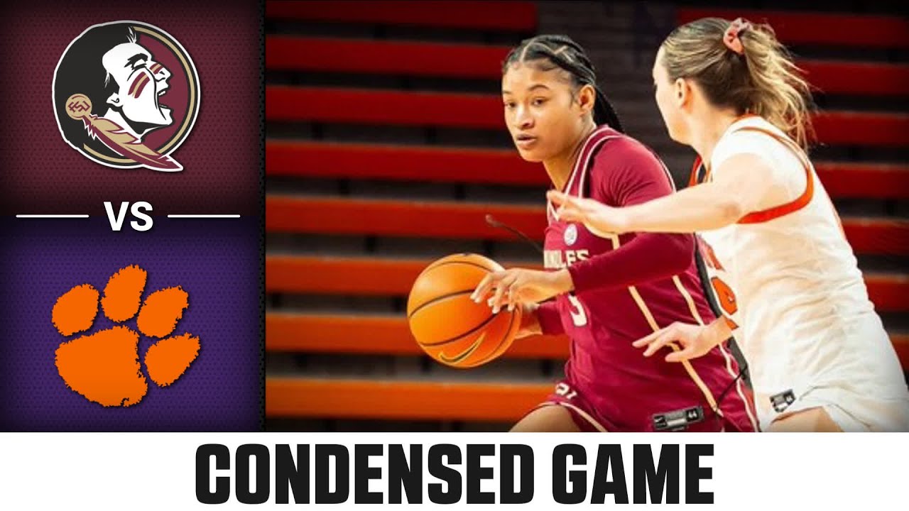 Florida State vs. Clemson Condensed Game | 2025-26 ACC Women's Basketball