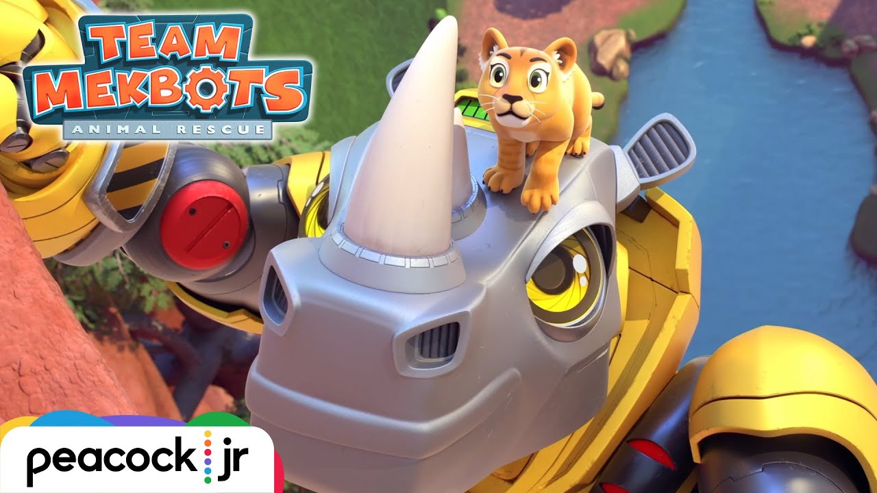 Baby Lion is Lost! 🙀 Reunite Lucky with His Mother | TEAM MEKBOTS ANIMAL RESCUE