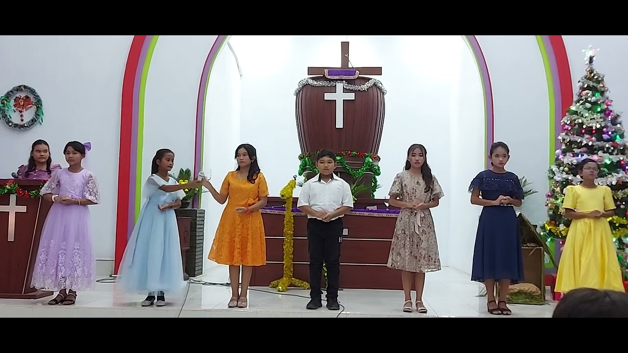 Liturgi Nubuatan Kelahiran Tuhan Yesus Kristus || Perayaan Natal Sekolah Minggu HKBP Rambutan