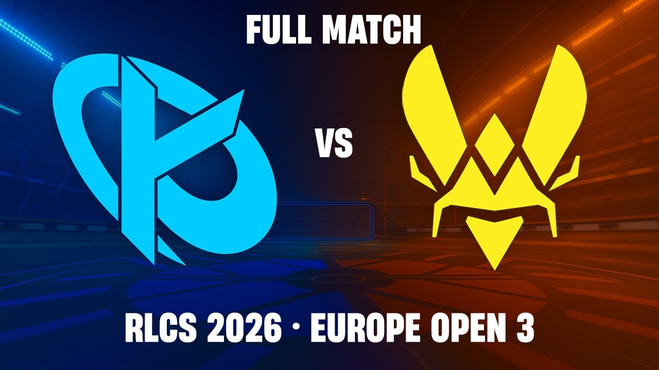 [ПОЛНЫЙ МАТЧ] KCorp против Vitality | RLCS 2026 Европа - Открытый 3