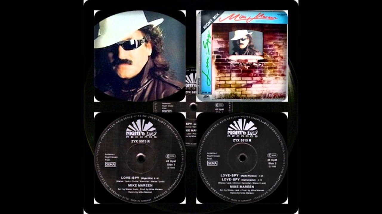 MIKE MAREEN - LOVE SPY (NIGHT MIX, RADIO, INSTRUMENTAL 1986)