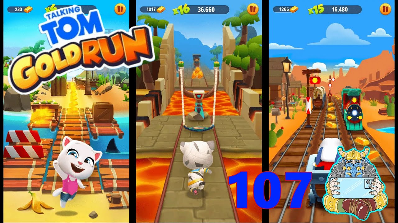 My Talking Tom Gold Run, Race 107