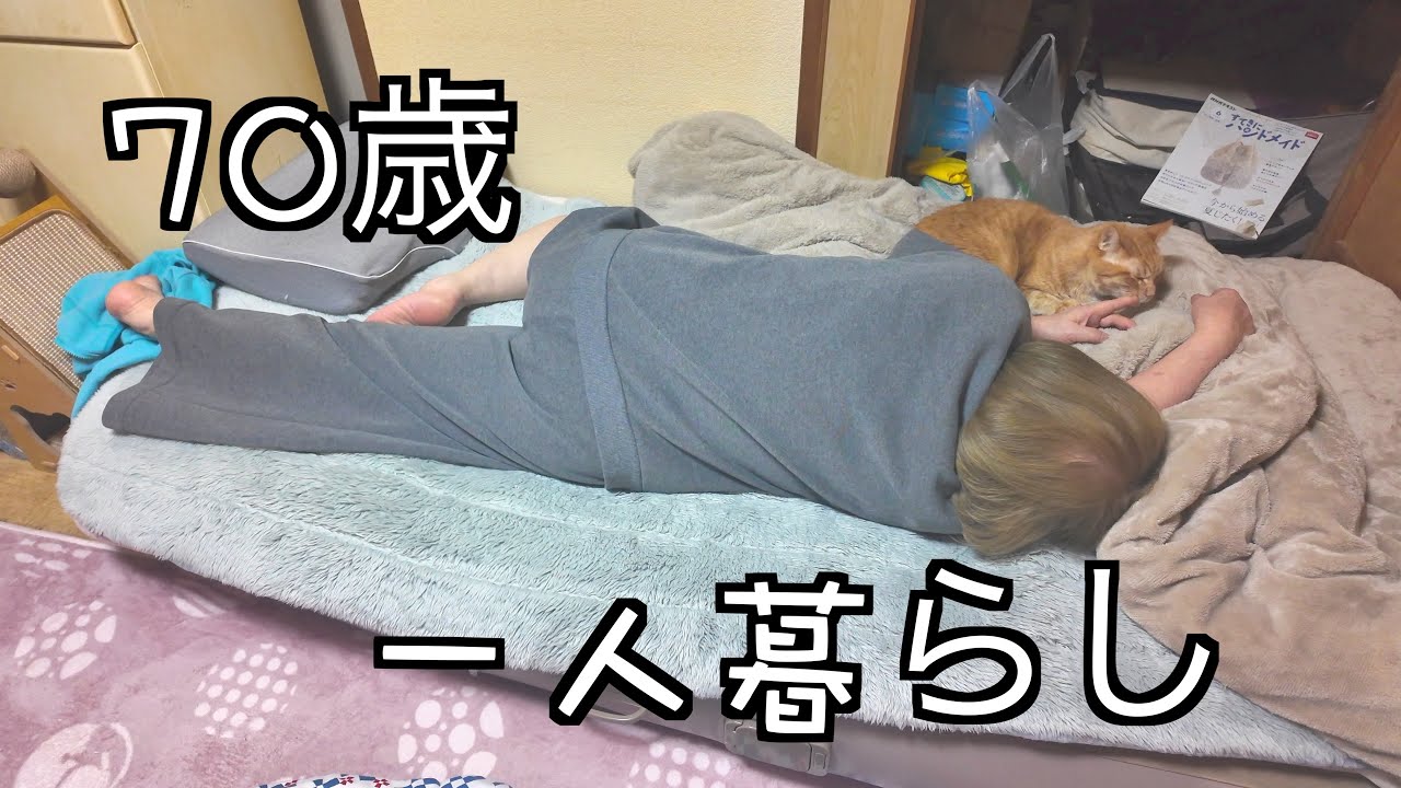 【70歳一人暮らし】ごろごろする平和な1日