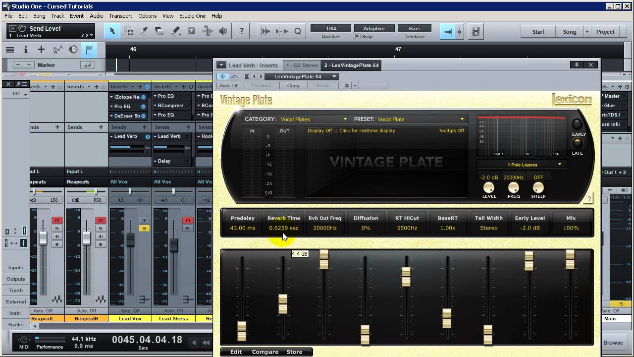 How To Mix Vocals Lead Vocal Reverb Plugins Tutorial Series Part 2
