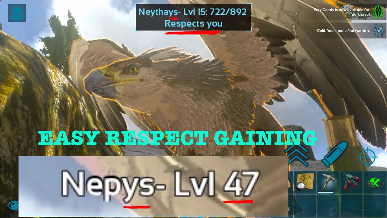 NEW EASIEST WAY TO GAIN GRIFFIN&rsquo;S RESPECT - Ark: Survival Evolved Mobile