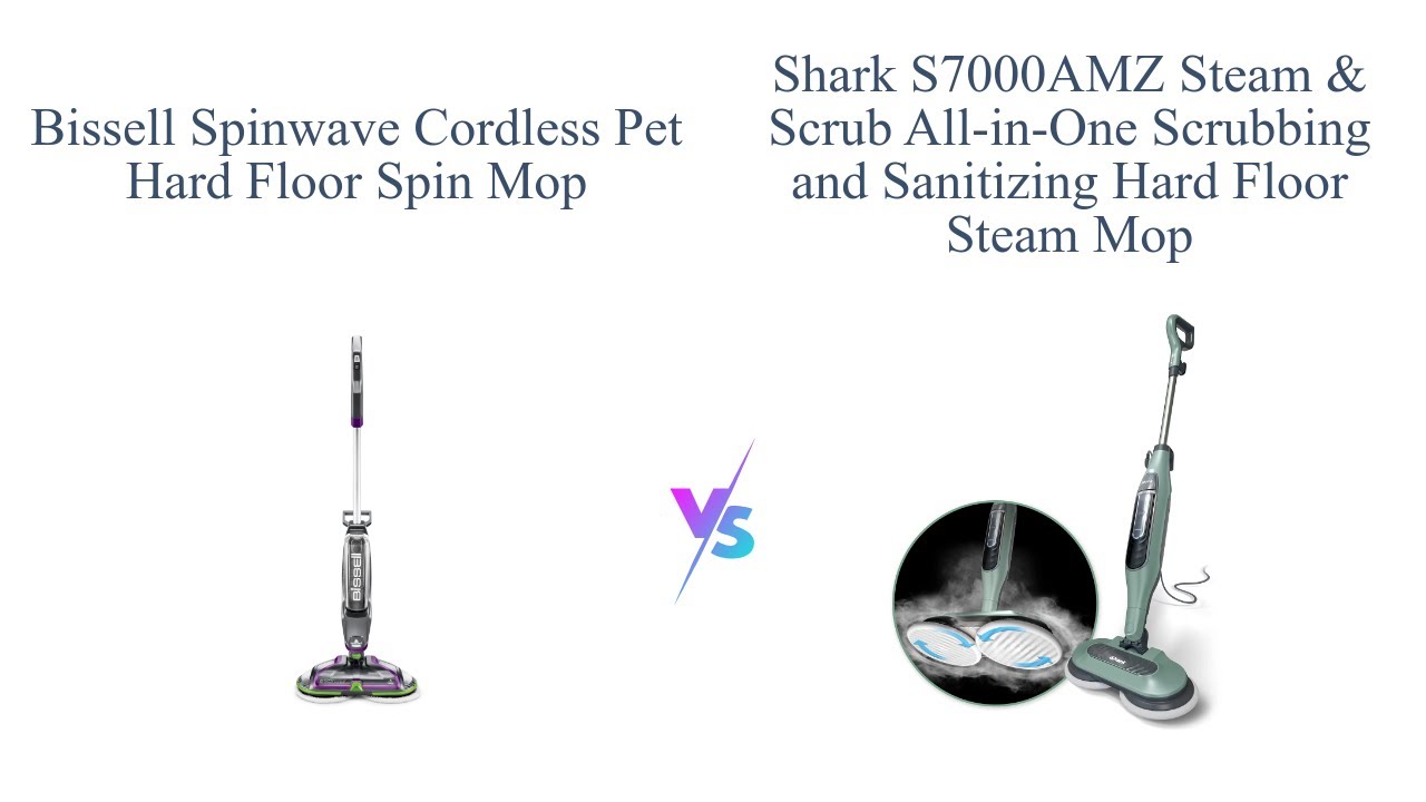 Bissell SpinWave vs Shark Steam & Scrub 💧🧼 Which is Best for Hard Floors?