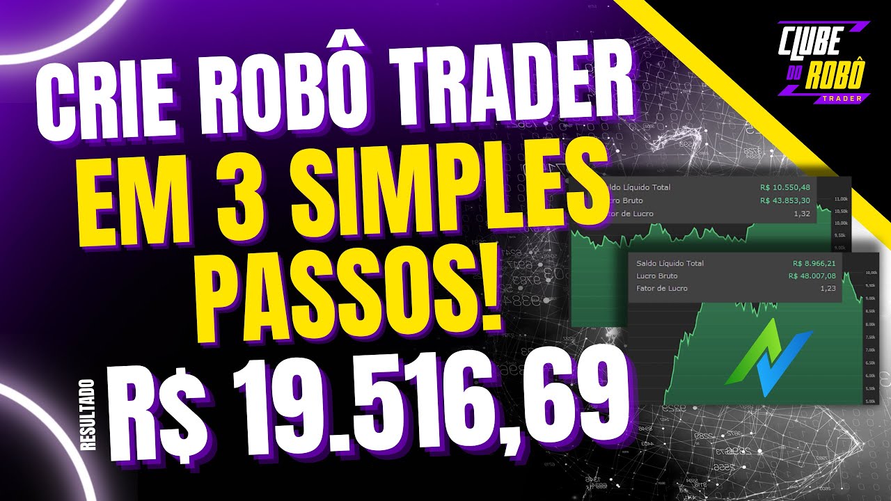 Crie qualquer ROB&Ocirc; TRADER em 3 SIMPLES PASSOS no Profit Vector e Black Arrow