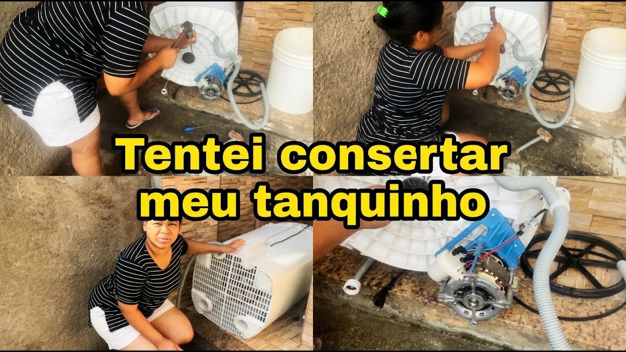 Resolvi abrir meu tanquinho pra descobrir o defeito 