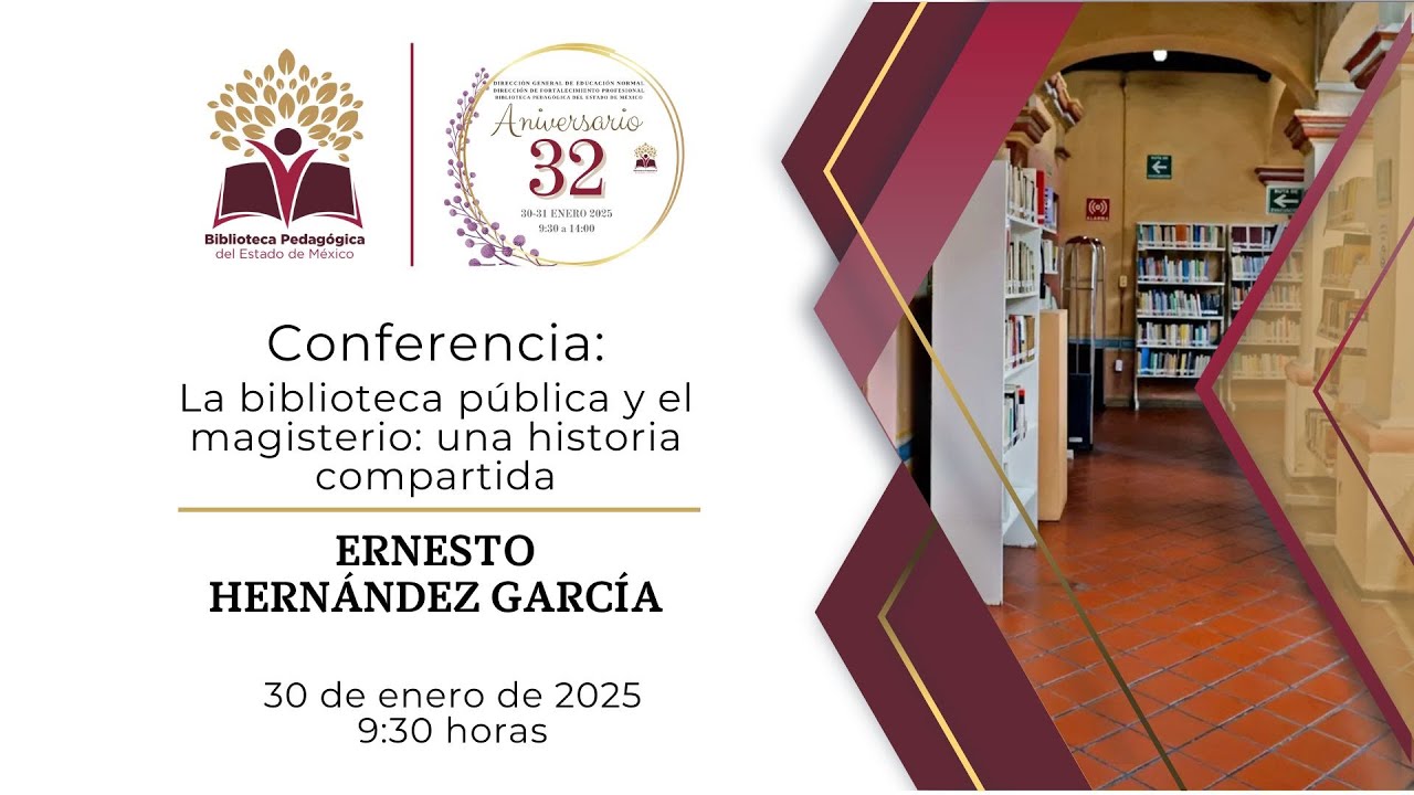 Conferencia: La biblioteca pública y el magisterio: una historia compartida