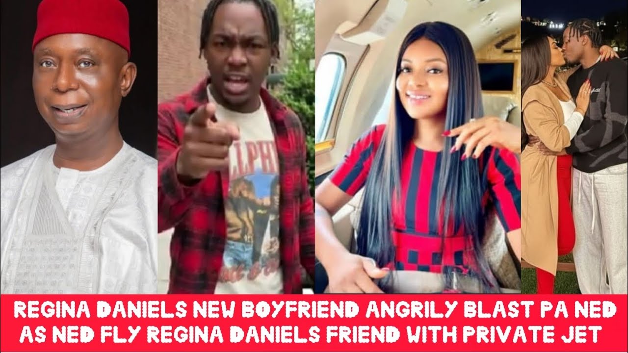 GRANDPA NED FLY REGINA DANIELS FRIEND ON HIS PRIVATE JET AS REGINA NEW BOYFRIEND ANGRILY BLAST  NED