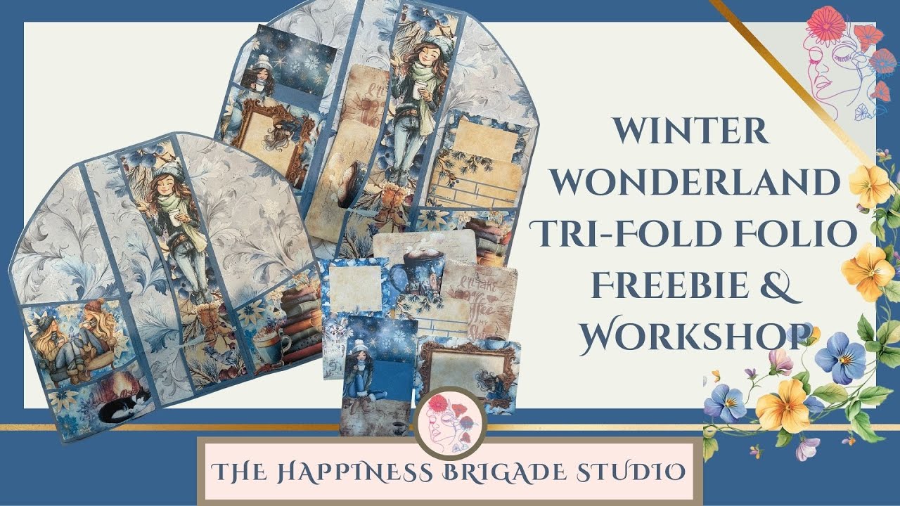 Winter Wonderland Tri-Fold Folio Workshop