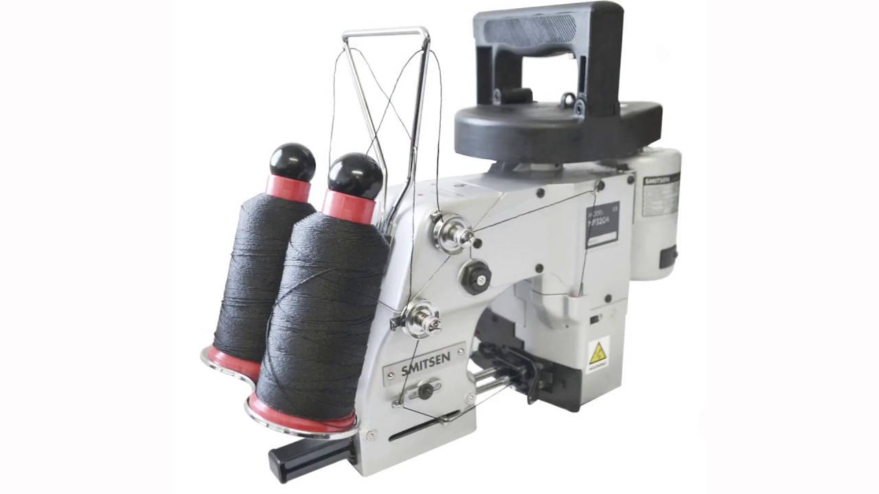 Smitsen NP320 Bag Closer sewing machine  threading needle and looper
