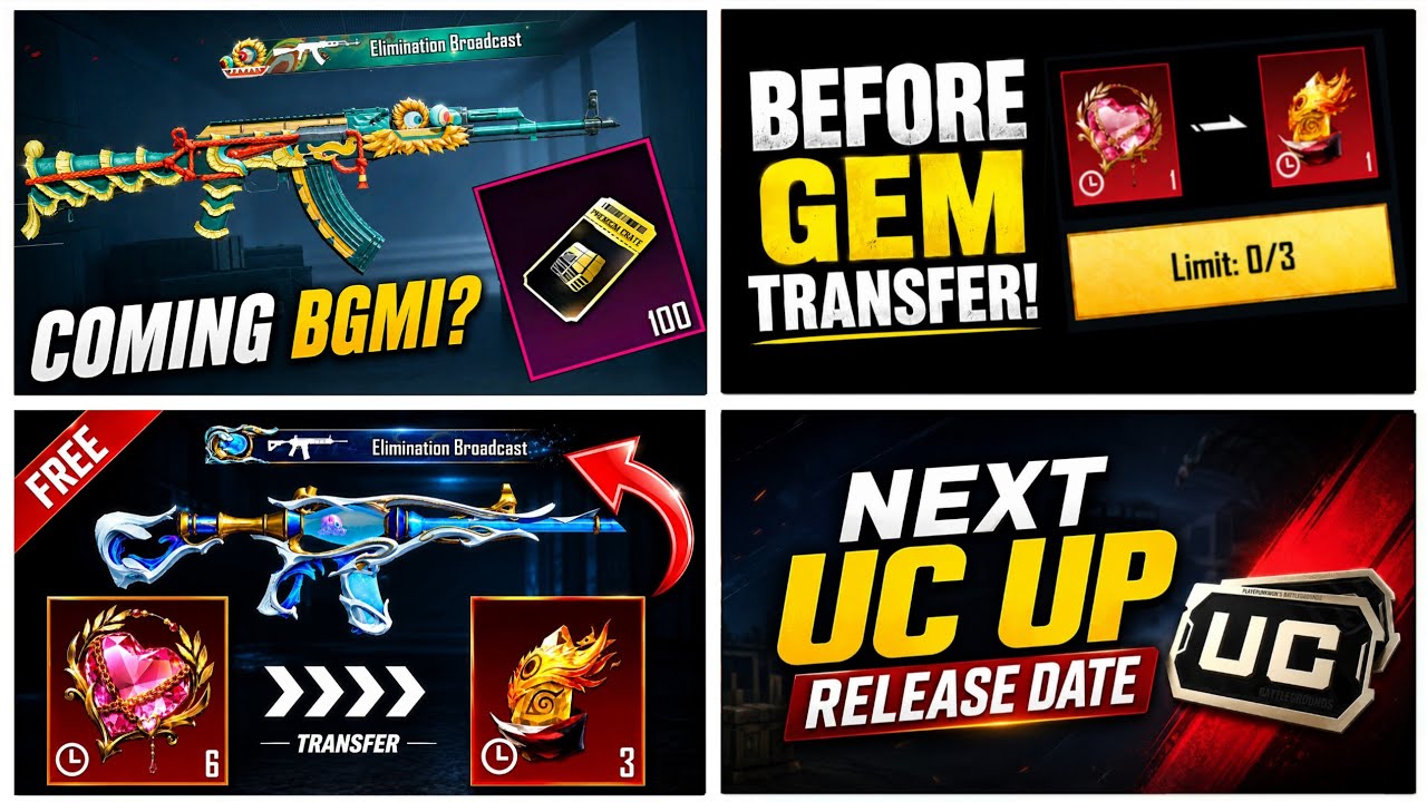 🛑Get FREE M4 Tidal Trick | Akm Upgrade Gun Coming In Premium Crate Bgmi? | Next Uc Up Release Date