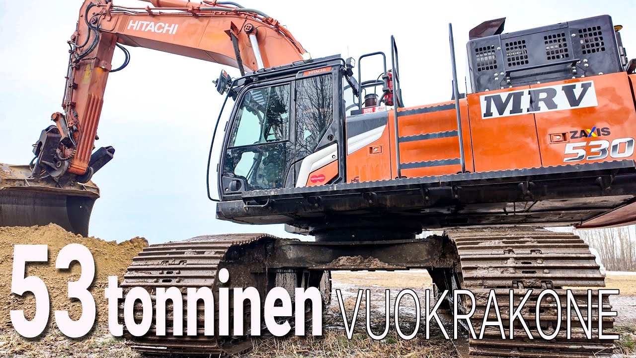 Hitachi ZX 530LHC - Kun tarvitaan potkua työmaalle