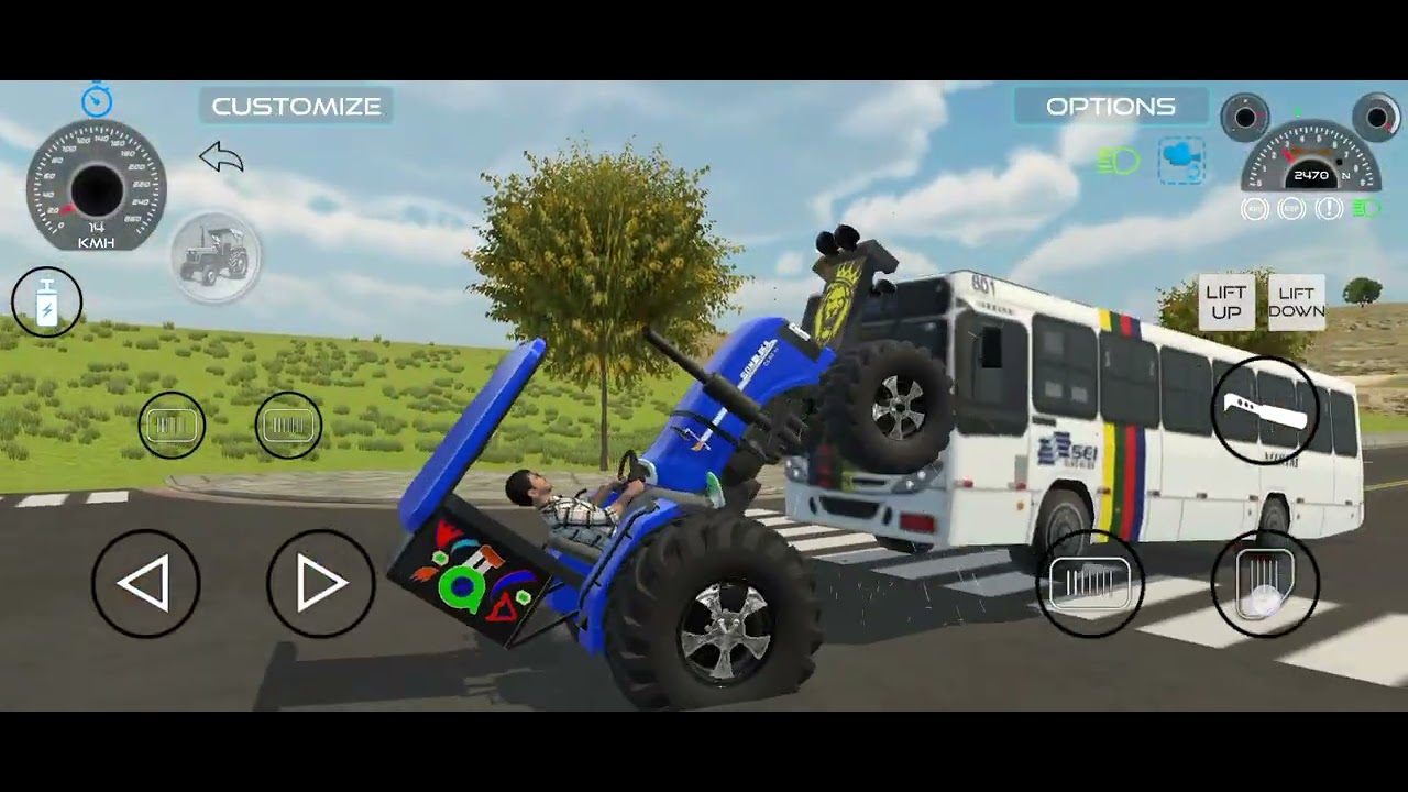 #gaming 🇮🇳⚔️🚜Indian game tractor wala game tractor stand gaming Sonalika 60 racing gaming video