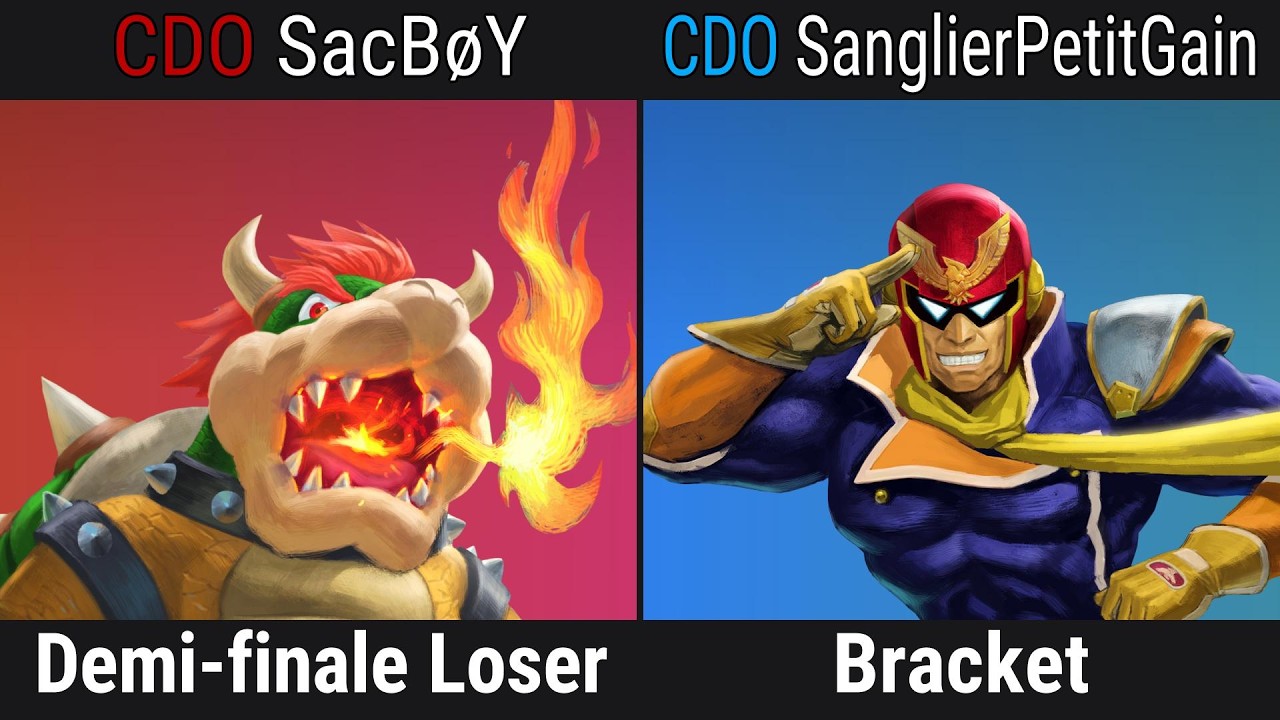 SanglierPetitGain (Captain Falcon) Vs SacBoy (Bowser) | Limoges Laser League Bi Weekly #80