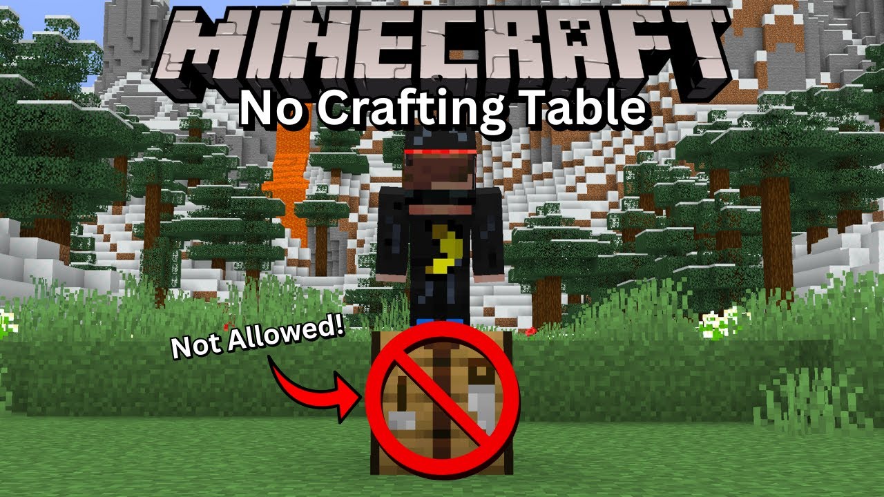Я прошёл Minecraft без верстака. Вот как!