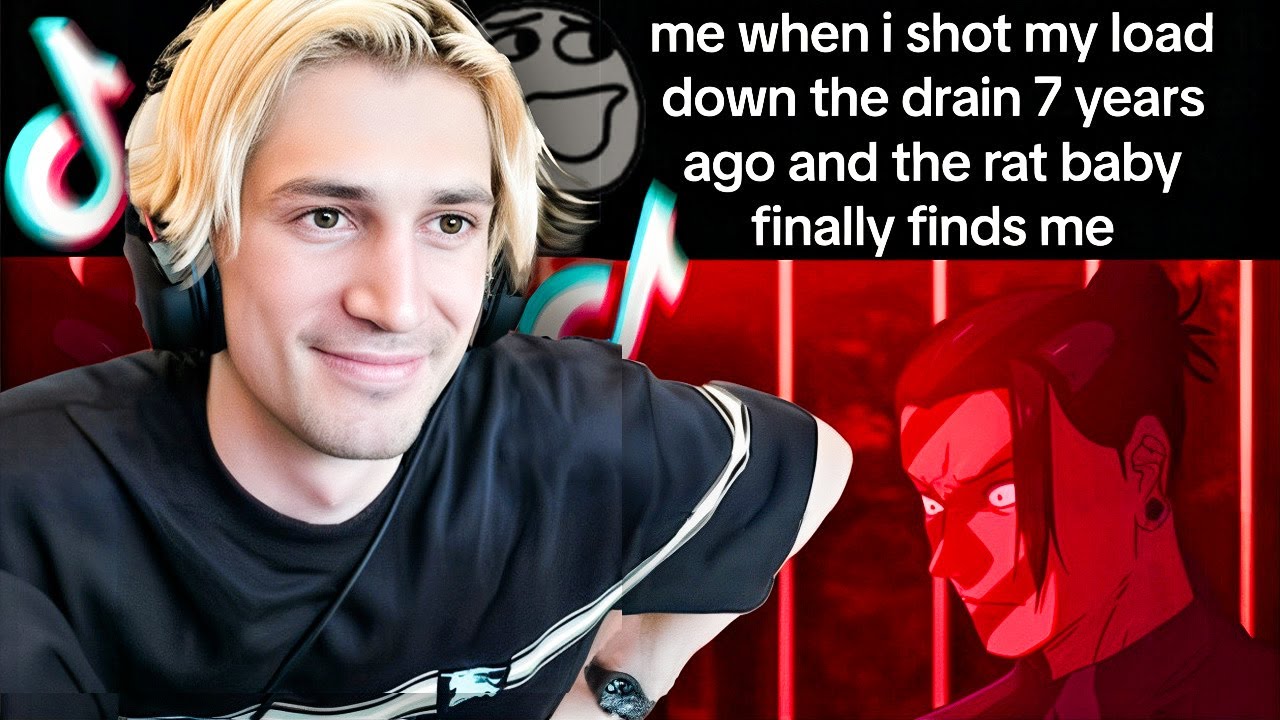 xQc реагирует на дерзкую подборку TikTok