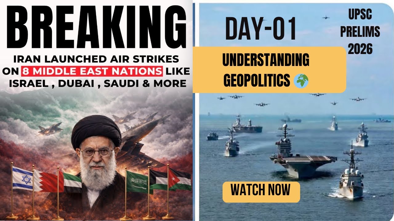 Conflict between Iran,Israel and USA#upsc #geopolitics 