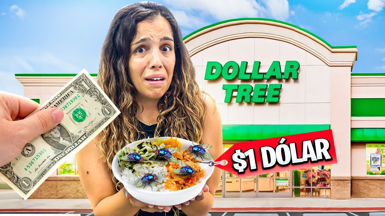 O DIA INTEIRO COMENDO COMIDAS DE UM DÓLAR NOS ESTADOS UNIDOS!