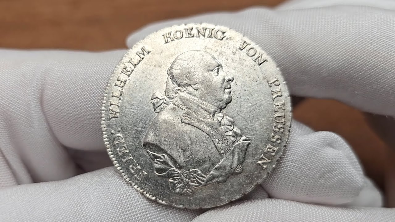 Niemcy, Prusy. Fryderyk Wilhelm II (1786-1797). Talar 1791 A, Berlin - BARDZO ŁADNY | Aukcja 52