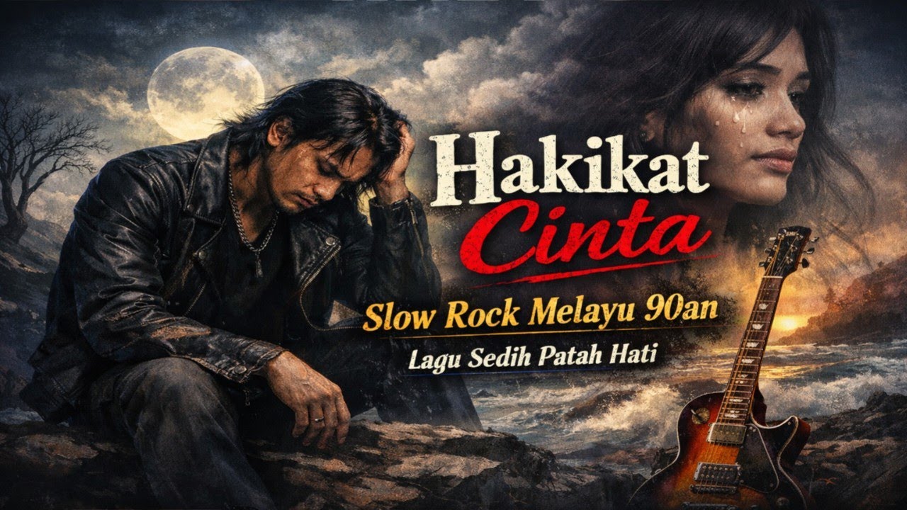 Hakikat Cinta – Slow Rock Melayu 90an Paling Sayu | Lagu Patah Hati
