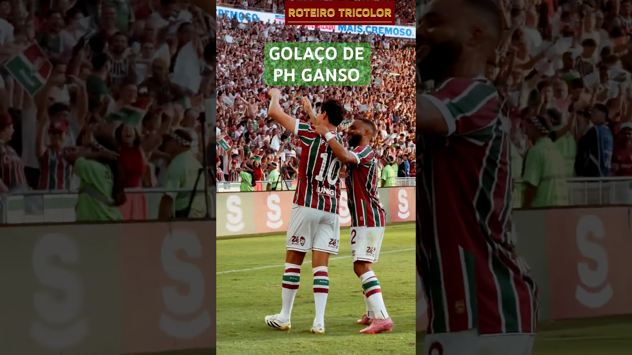 GOLA&Ccedil;O DO CRAQUE PAULO HENRIQUE GANSO #ganso #fluminense #brasileir&atilde;o #maracan&atilde; #thiagosilva