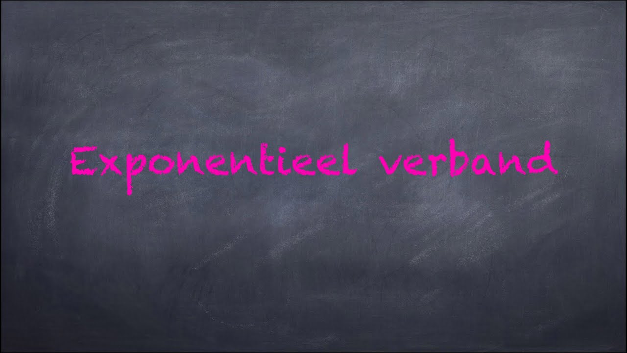 Exponentieel verband