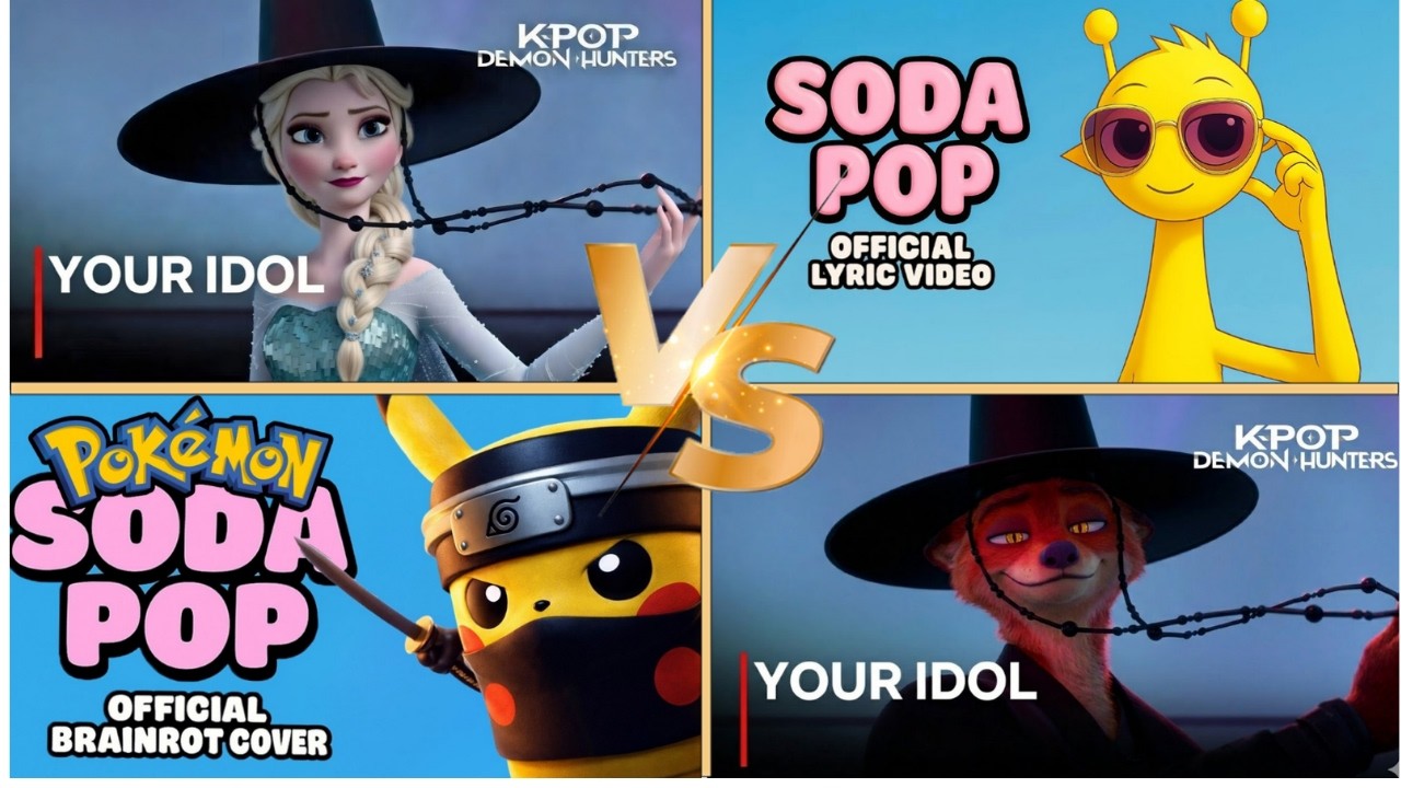 Frozen Elsa ❄️ v🆚️ Pikachu 🆚️Sprunki  🆚️Zootopia SODA POP Ultimate Showdown 🔥⚡