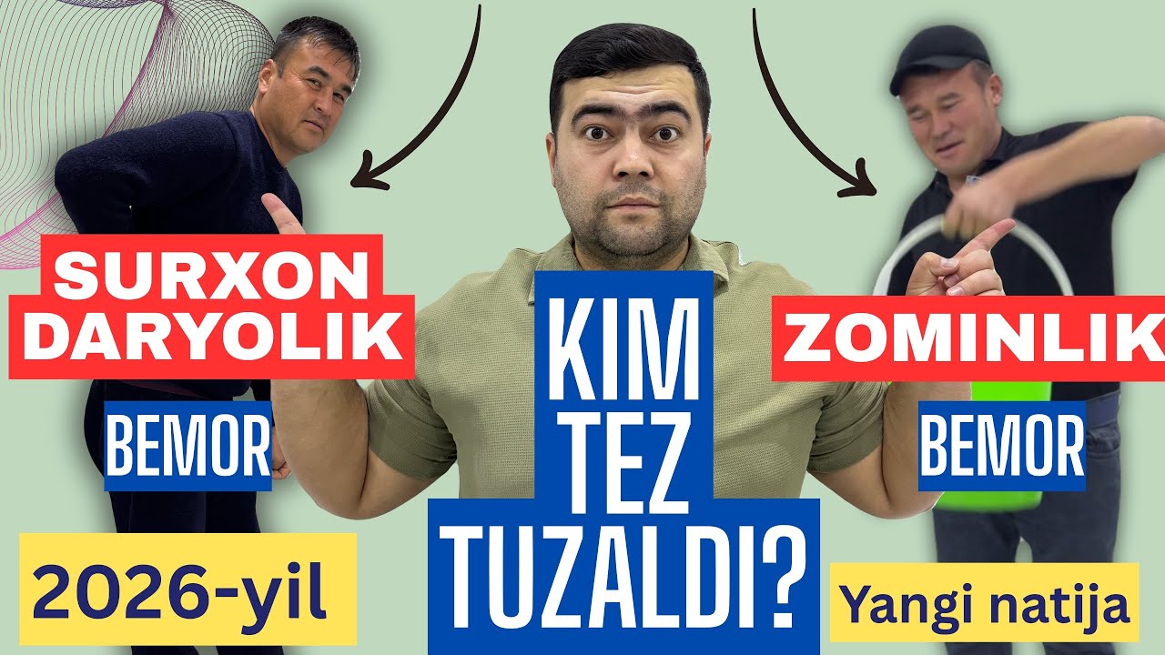 Grijadan chelak ko’targan bemor.