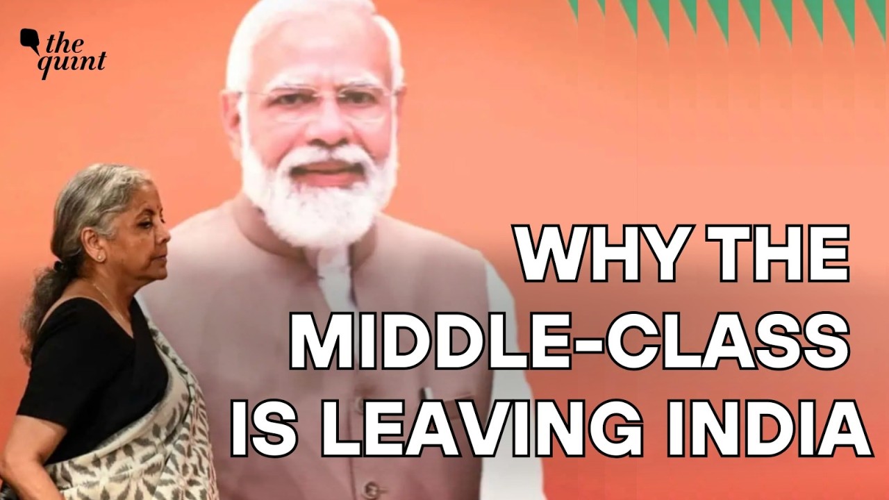 Why the Middle-Class is Leaving India: 'Better Taxes, Infrastructure' | Sanjaya Baru Interview