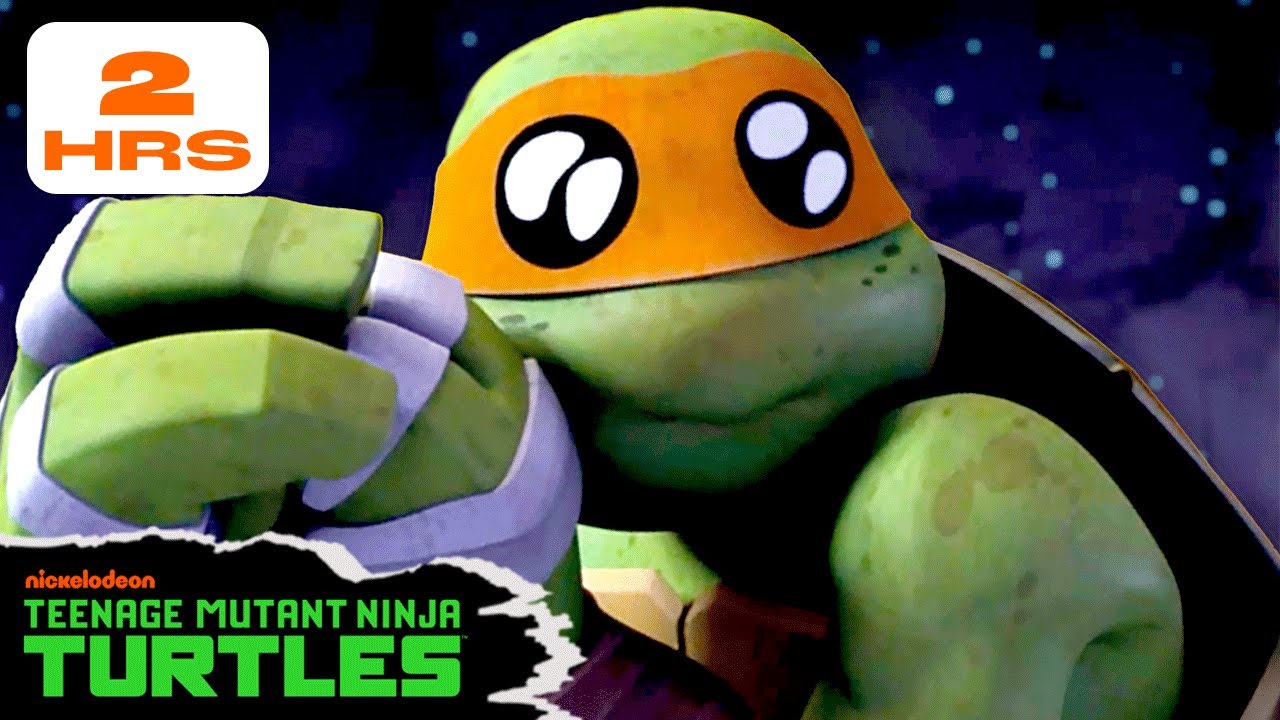 Michelangelo's Funniest Moments | 2 Hours | TMNT (2012)