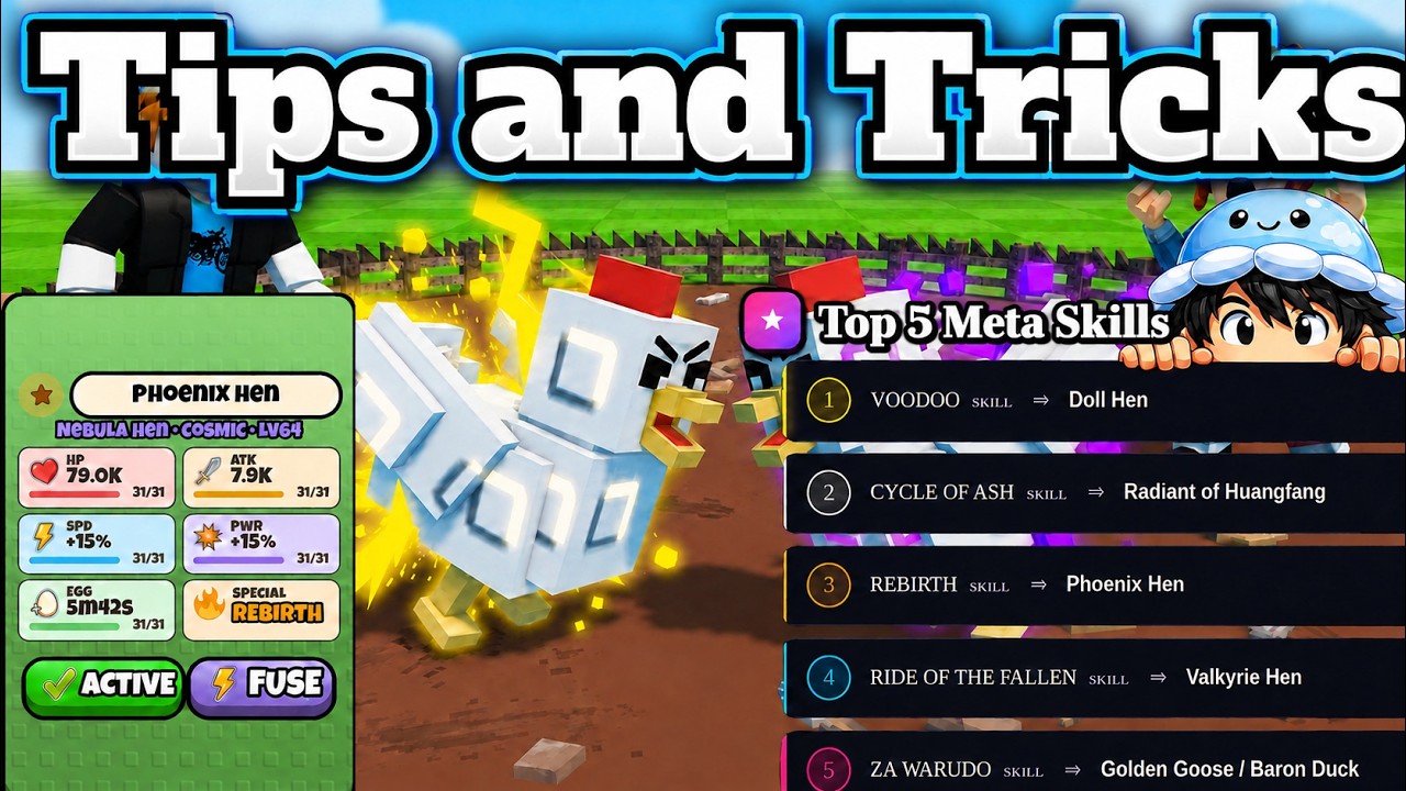 The ULTIMATE Tips & Tricks Guide! | Grow a Chicken Fighter