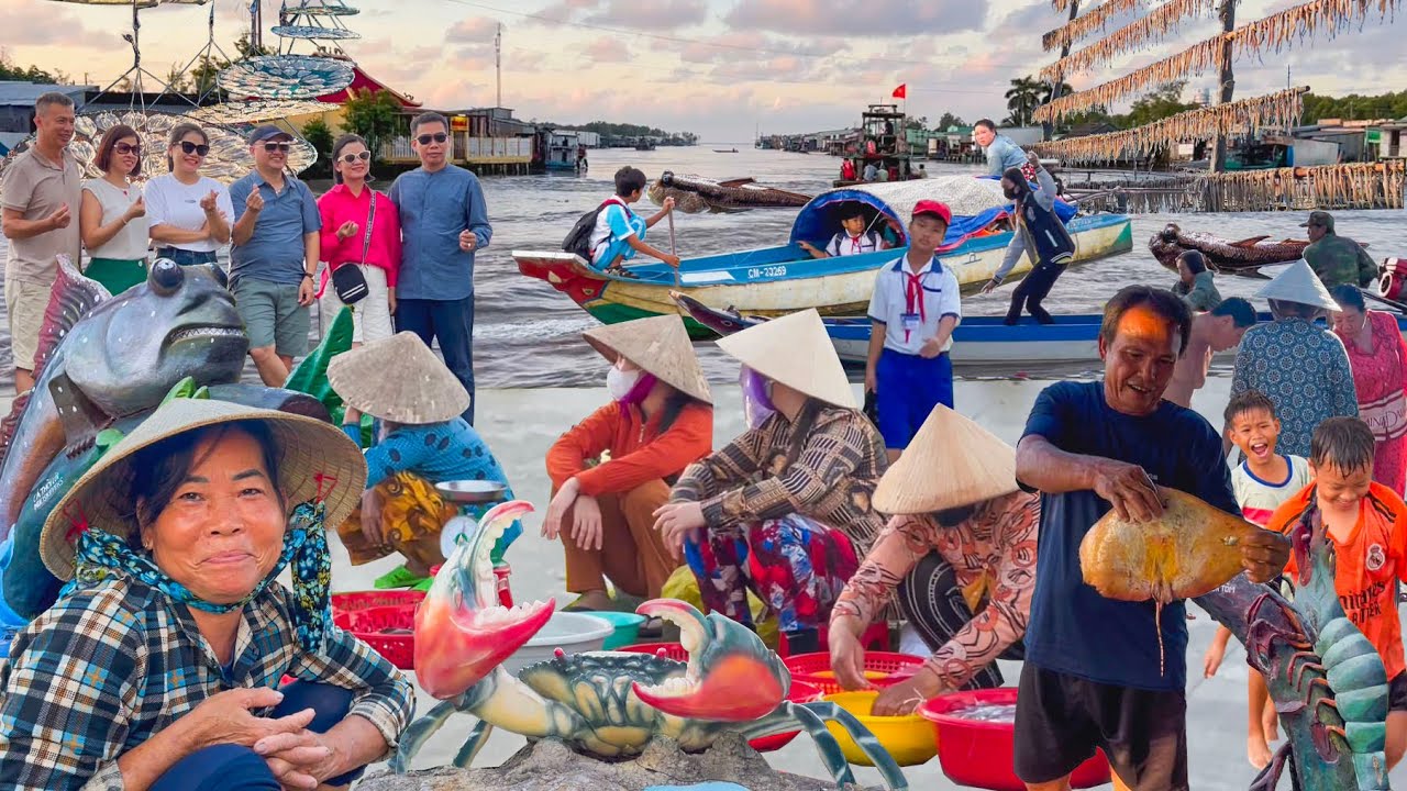 Nơi Tận Cùng Tổ Quốc Việt Nam║Đặc Sản Cá Thòi Lòi,Cua Và Cá Khoai Khô Đất Mũi Cà Mau