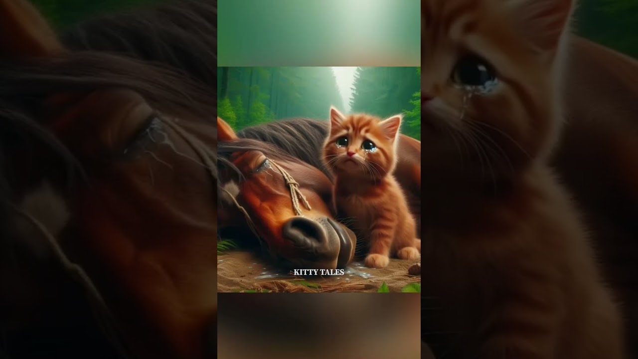 Kitty And The Horse Friendship Story ||#shorts