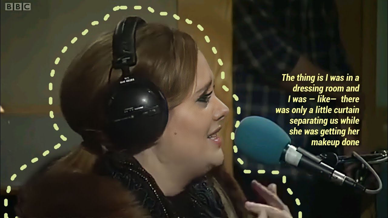 adele talking fast&mdash; [ with subtitles ] 