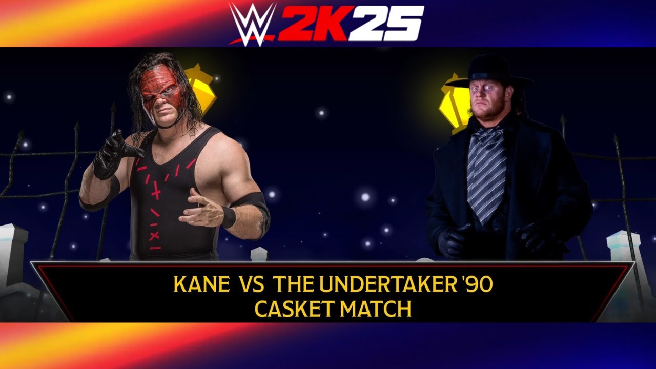 WWE 2K25: CASKET MATCH 2025 | KANE VS UNDERTAKER | SIMULATION