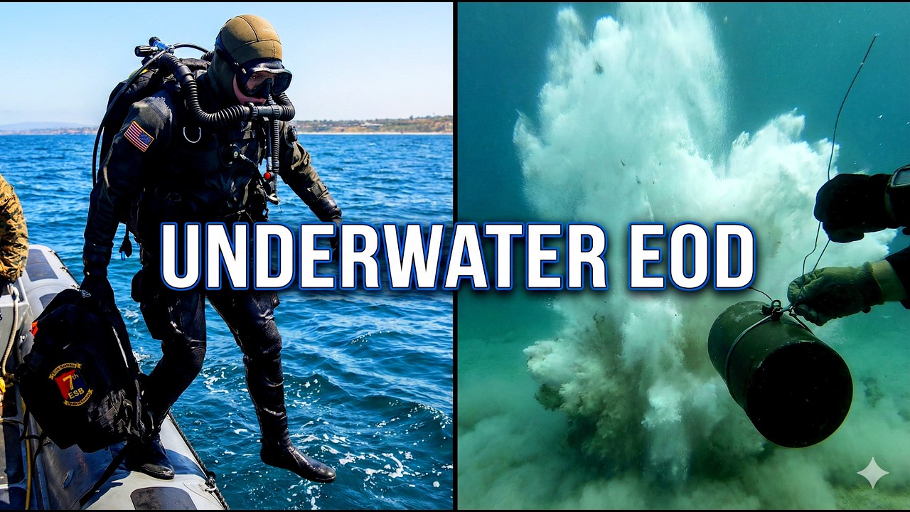 How Marines Handle Underwater Bombs: 1st MLG EOD Dive Ops