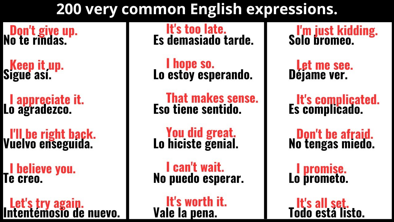 Mejora tu pronunciación: 200 expresiones comunes para migrantes en EE. UU. | Aprender-inglés