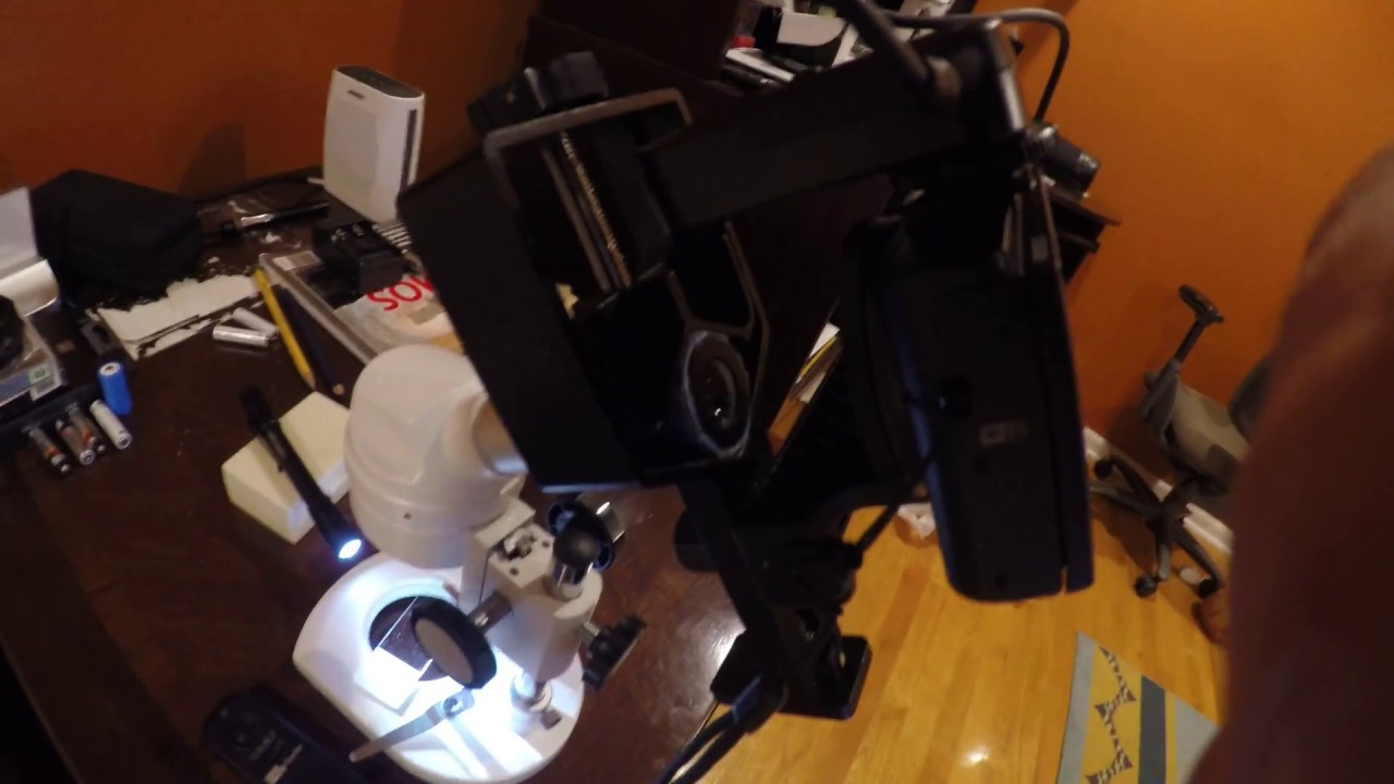Super Macro Microscopy Setup For Ice Crystal Photography
