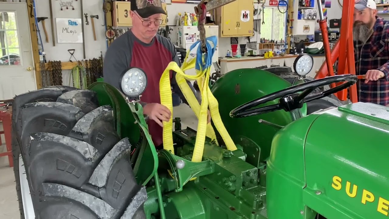 Oliver Super 55 or 550 Hydraulic Reservoir Removal