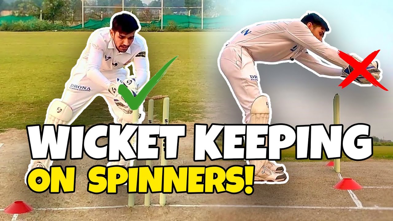 WICKET KEEPING ON SPINNER | WICKET KEEPING DRILLS FOR BEGINNERS