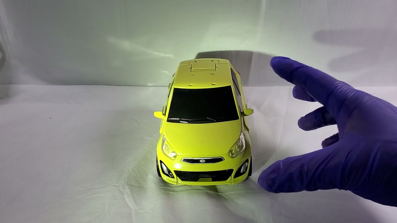 Tobot My Talking Friend D Transforming Convert Car to Robot Action Figure Toy, (yellow) Tobot D