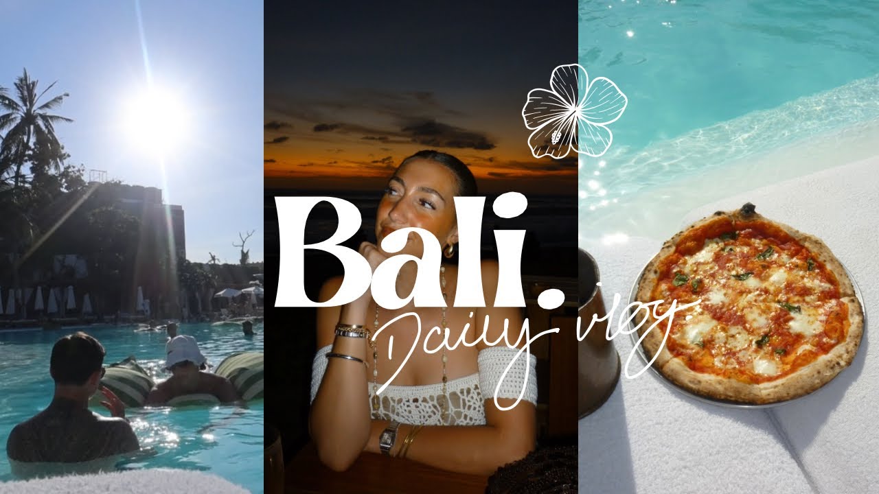 BALI DAILY VLOG 🤍🌴 | sunsets, beach club, dinner dates, day in the life
