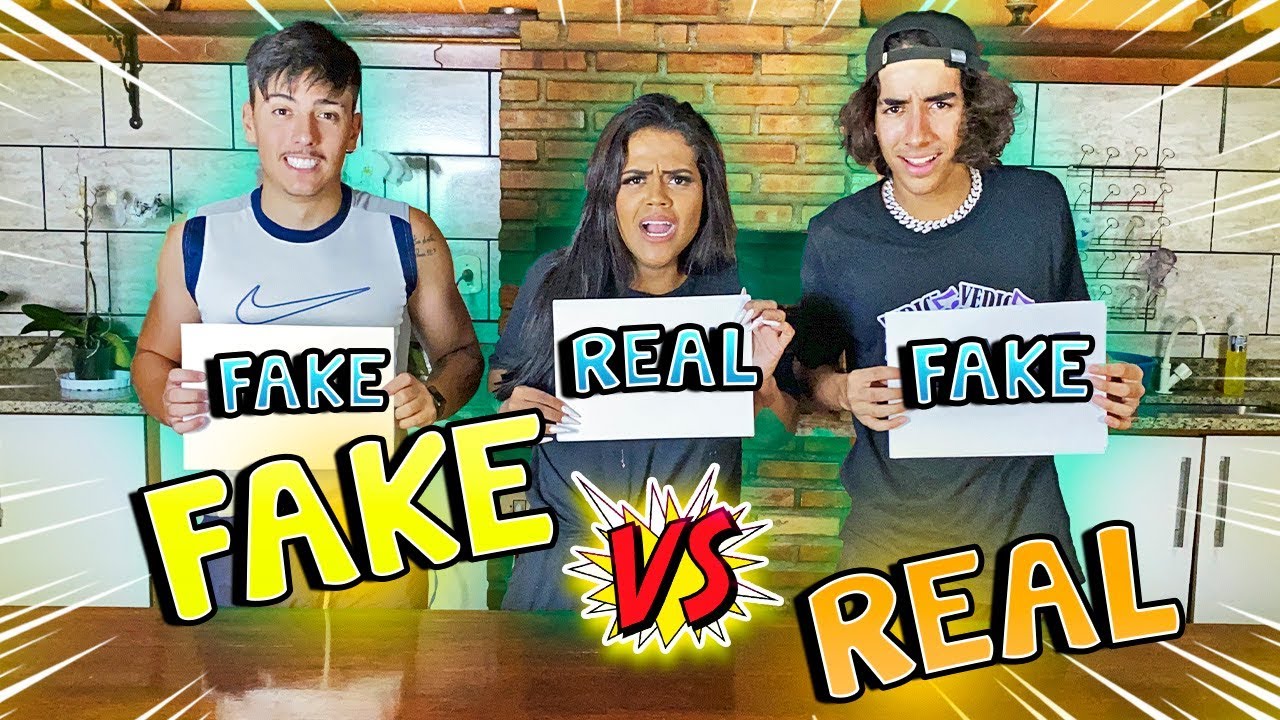 FAKE X REAL !!!  (QUEM ERRAR COME)
