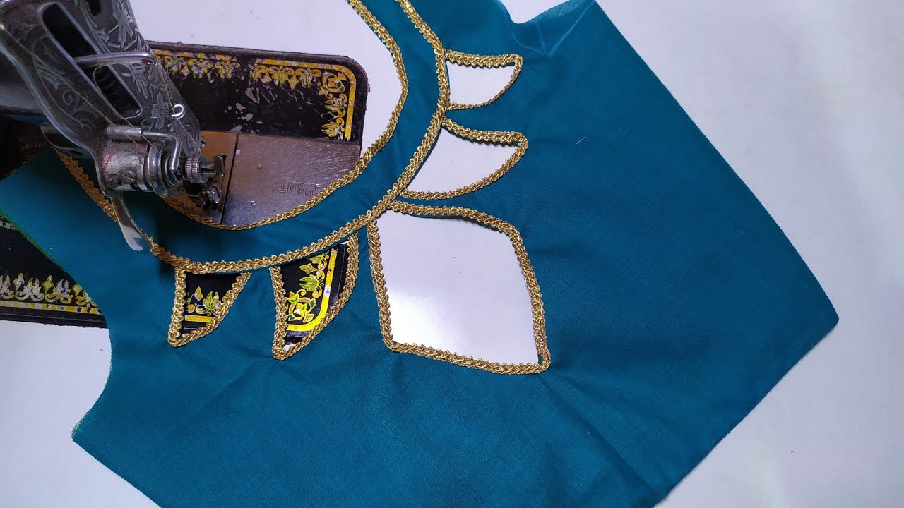 Bahut sundar back blouse design cutting and stitching|| fancy back blouse design