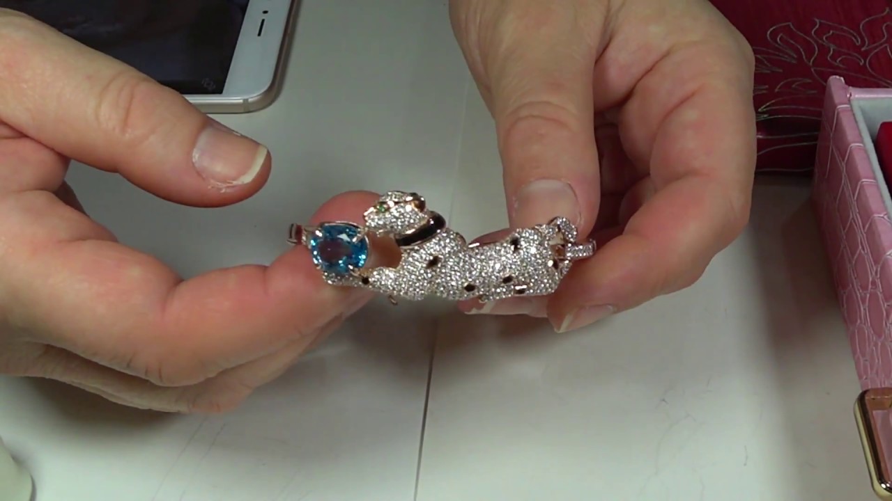 Серебро с Aliexpress / леопарды 35