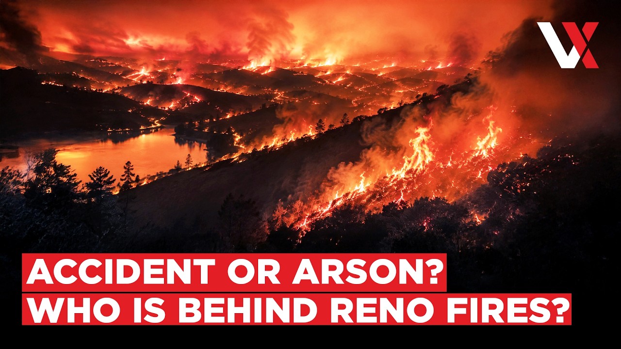 Nevada Wildfire Races Towards Reno | 90,000 Residents Ordered To Flee From Raging Flames | VERTEX